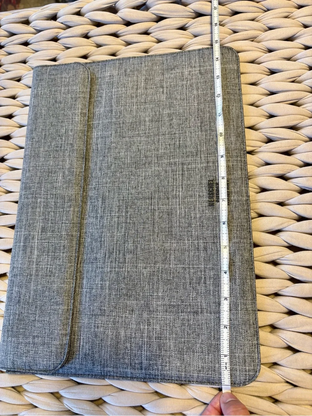 Herschel Supply Company Heather Gray Woven Tablet Sleeve